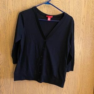 Mix & Co. Black Button Up Cardigan, Size L